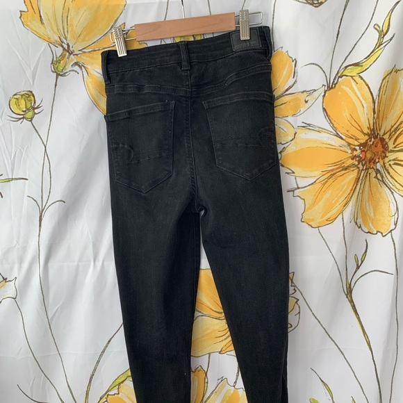 American eagle Ne(x)t level stretch black jeggings - Picture 2 of 3